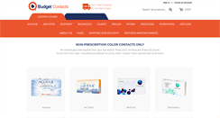 Desktop Screenshot of budgetcontacts.com